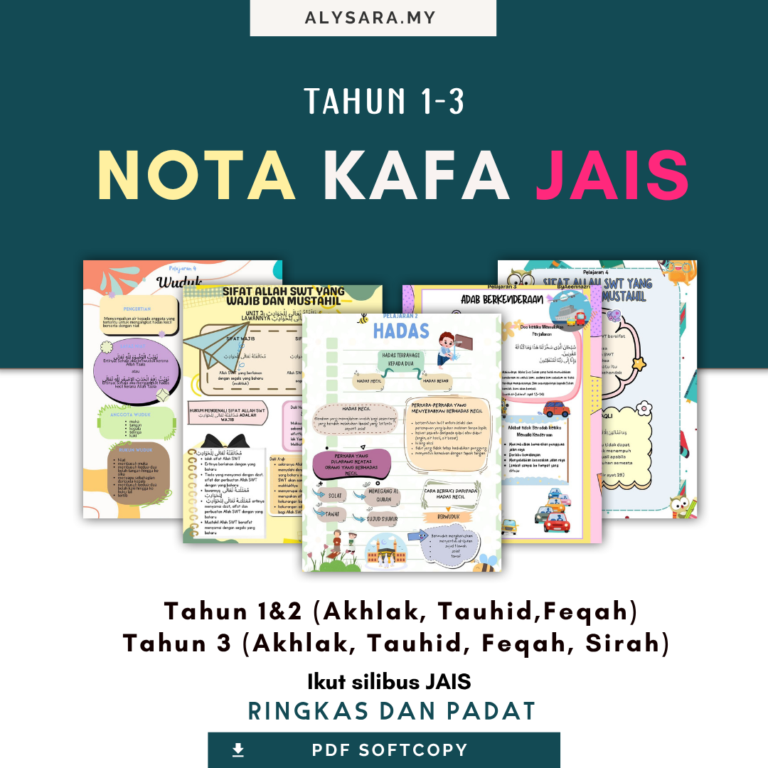 Nota Ringkas KAFA JAIS Tahun 1-3