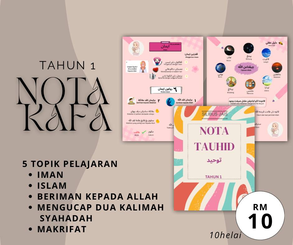 Nota Tauhid Tahun 1 (JAIS)