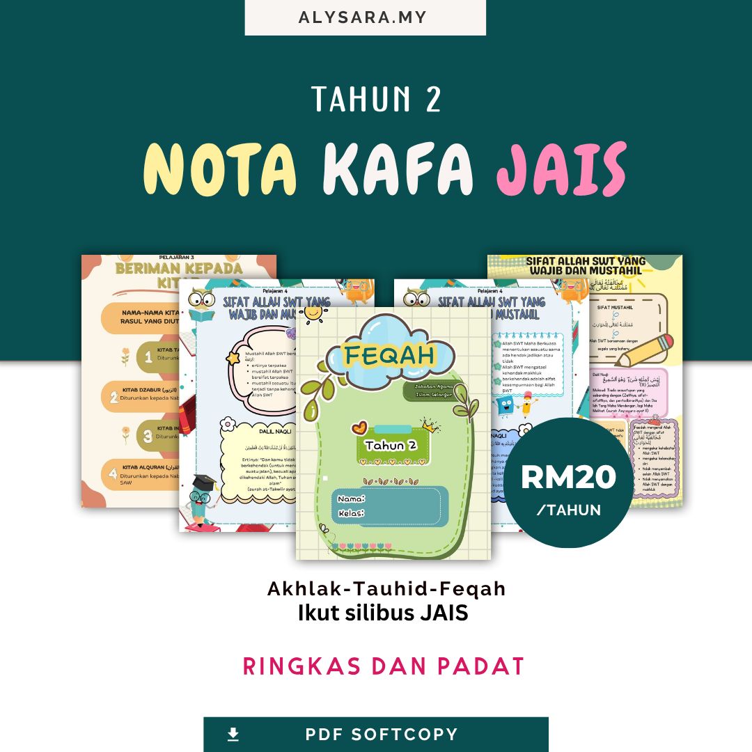 Nota Tahun 2 (Akhlak, Tauhid, Feqah)